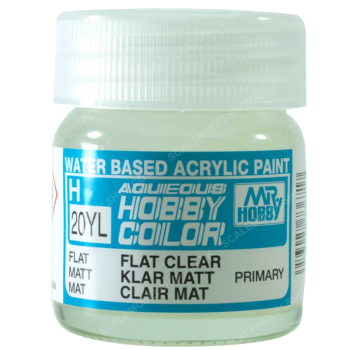 Mr. Hobby Aqueous Hobby Colour - Large Size Flat Clear 40ml